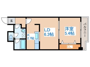 シティアベニュ－南３条の物件間取画像